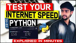 Test your Internet Speed using Python Speedtest Python Explained in Minutes ASA Learning