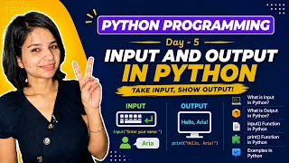 Python Programming Day 5 Input and Output in Python for Beginners