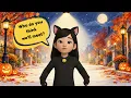Who will we meet?  Halloween Dance for Kids | Whokashaka