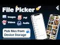 File picker step by step tutorial Flutter file picker