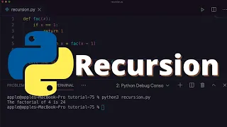 22 Recursion in Python Python for Beginners