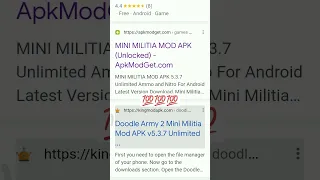 Mini Militia Hack Download APK File Https Apkmodget Com Games Mini Militia Mod Apk 
