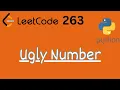 LeetCode 263 - Ugly Number LeetCode in Python DSA Anonymous Data Scientist