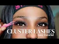 Easiest Cluster Lash Tutorial Lash Extensions at Home