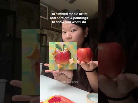 Did I make a good first impression ? 😗 #art #artist #mixedmedia #painting #clayart