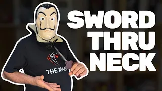 SWORD THRU NECK TRICK REVEALED 🪄 #magic #tricks #magictricks #foryou