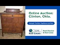 Online Estate Auction in Clinton Oklahoma