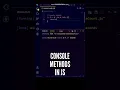 Console Count Methods in JavaScript you must know