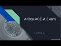 Arista s ACE A Module 1 - Switch Administration
