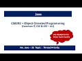 Java Thread Priority Thread class its Methods Multitasking vs multithreading CS8392 - OOP 35