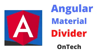 Learn Angular Material Part Divider Component Angular Material for Beginner