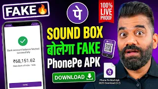  fake phone pe apk download with sound box 2026 fake phonepe kaise download kare