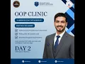 OOP Clinic Complete Object Oriented Programming Workshop Day 2