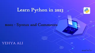 Learn Python in Arabic Syntax and Comments