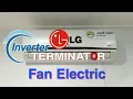 Lagu KIPAS Angin model AC LG TERMINATOR Inverter Fan Electric serial S09ICEVM 1Pk