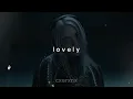 billie eilish, khalid - lovely (slowed + reverb)