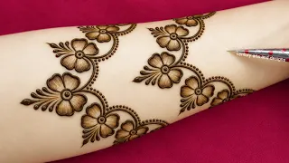 Very beautiful full hand mehndi design | Latest mehndi design | Easy simple mehndi | Mehndi design