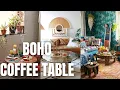 Chic Boho Coffee Table Design and Decor Bohemian Style Coffee Table Ideas