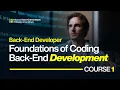 Microsoft Back-End Developer Course 1 Foundations of Coding Back-End