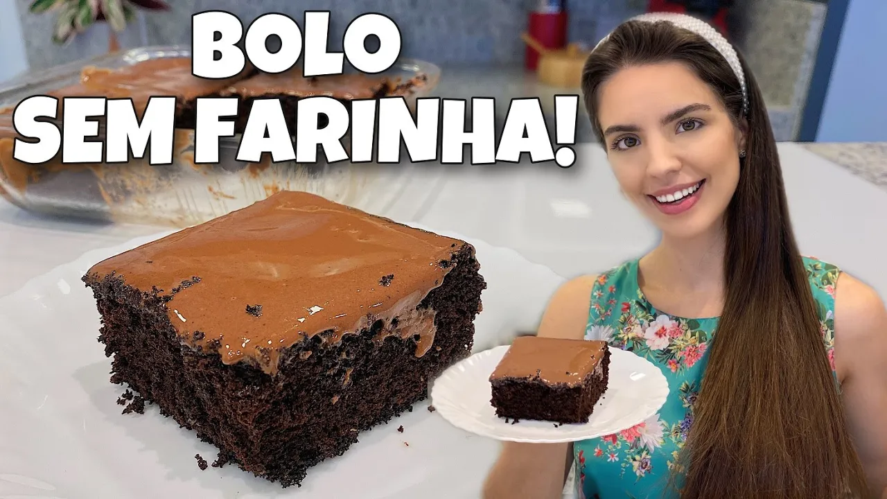 BOLO COM SÓ 2 INGREDIENTES QUE NÃO VAI FARINHA | DELICIOSO