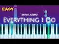 Bryan Adams - (Everything I Do) I Do It For You - EASY Piano TUTORIAL by Piano Fun Play