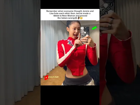 Jennie doing new woman trend💀😭 #jennie #제니 #blackpink #블랙핑크