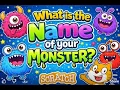 Scratch - Monster Name Input Program