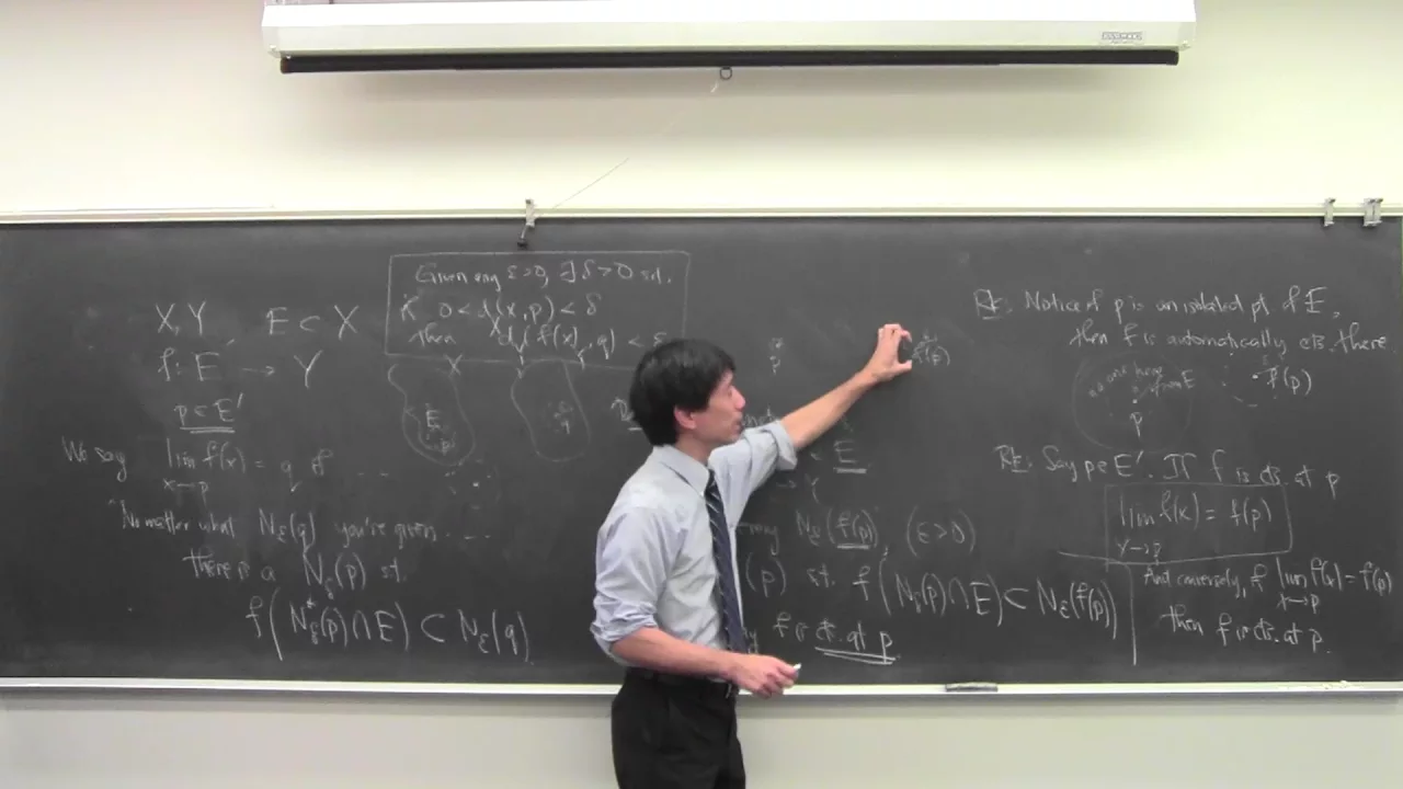 Math 131 092816 Continuity; Continuity and Compactness