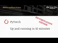 Install pyTorch with pip Up and running in under ten minutes on the QMUL Andrena GPU cluster