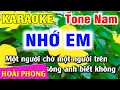 Download Lagu Karaoke Nhớ Em Tone Nam Nhạc Sống Dể Hát | Hoài Phong Organ