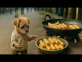Download Lagu Poor puppy being mocked for not having money to eat samosa..😔😢