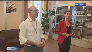 Студию ГТРК «Иртыш» посетила телеведущая из Луганска