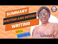 Lagu Lecture 6- GST111 | Summary Writing and Report Writing | Dr. Abiola Kalejaiye | OOU