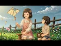 Ghibli Kite Flying in a Beautiful Ghibli Style Meadow Deep Relaxation