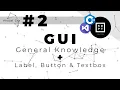 Visual C GUI General Knowledge Label Button Textbox FIX LNK1561 Filipino Tagalog