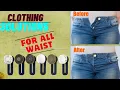 Simple Durable solution for Flexible Pants Waist Extender Button