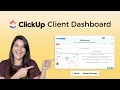 How to Build a Client Dashboard in ClickUp