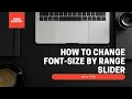 How to Increase Font-Size using Range Slider From--Codes Never Die