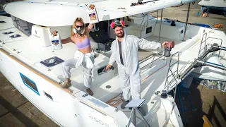 It Started Raining Epoxy… DIY Catamaran Rebuild | Ep.95