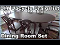 Restoring a Dining Room Set from Craigslist