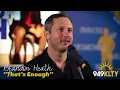 Brandon Heath performs "That's Enough" at the 94.9 #KLTY Studios! 🎸🎤