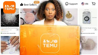 Doing my Nails with Temu Products