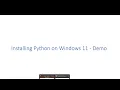 How to Install Python on Windows and Ubuntu Beginner Tutorial