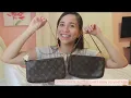 LOUIS VUITTON POCHETTE ACCESSORIES NEW vs VINTAGE COMPARISON WHAT FITS INSIDE ANIKA SIGLOS