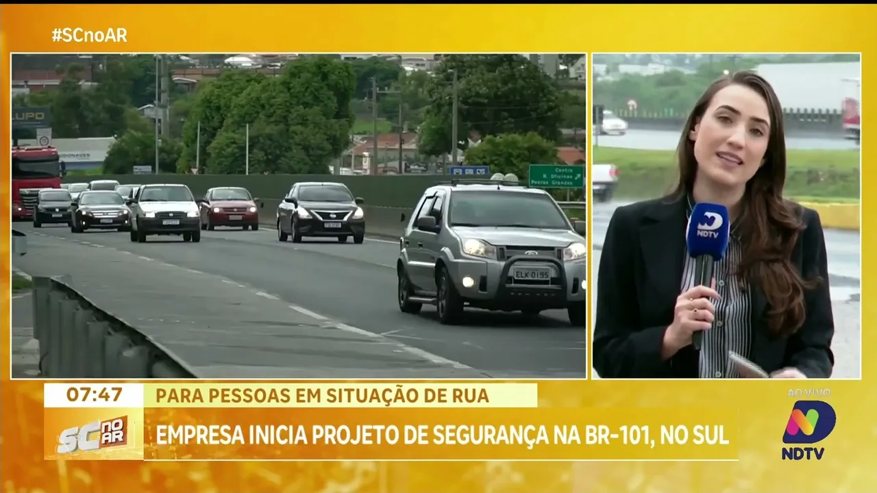 Projeto de segurança da BR-101 foca em pessoas em situação de rua