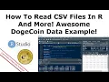 R Programming Tutorial - How To Read CSV Files Into R