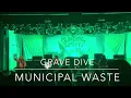Muncipal Waste - Grave Dive - April 25 2023  - Vancouver Canada (4k)