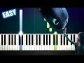 Download Lagu Test Drive (How To Train Your Dragon) - EASY Piano Tutorial by PlutaX
