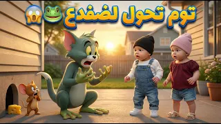 فلوق توأم الذكاء الاصطناعي   قابلنا توم وجيري     الساحرة حولت توم لضفدع                     دندنها