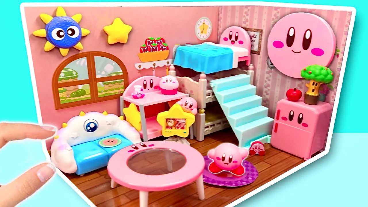 【可愛いすぎるカービィルーム💖】メルちゃんとちいかわのキッチン⭐️(#たまごmammy)新しいお部屋作りはリーメントの家具セットで挑戦!
